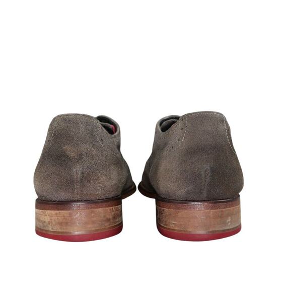 Cole Haan Shoes Mens 9 Oxford Wingtip Professional Formal Leather Classic Gray - Picture 5 of 16